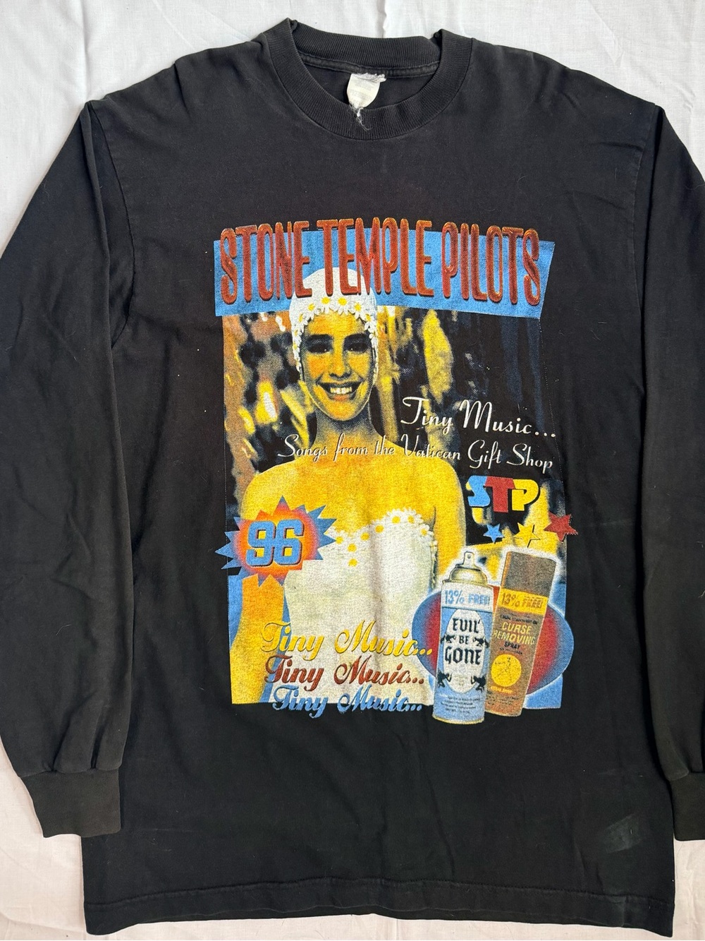 Vintage 1996 Stone Temple Pilots Tour Long Sleeve STP Band Tee 90s Rare
